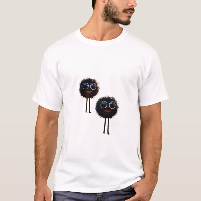 Camiseta Studio Ghibli Soot Sprite (Frente)