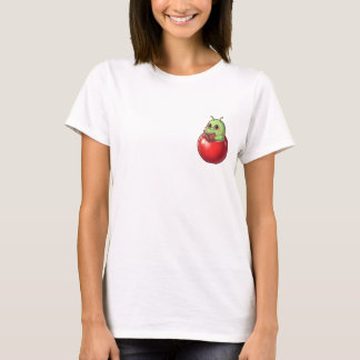 Camiseta Studious Apple Bookworm Character