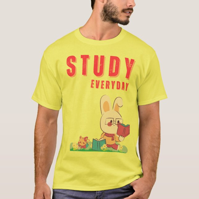 Camiseta Study Bunny (Frente)