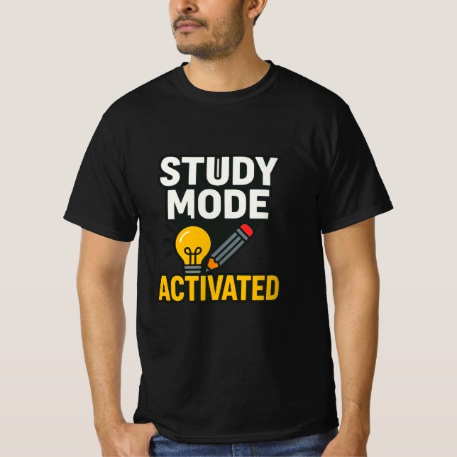 Camiseta Study Mode Activated • Student & Teacher  (Frente)