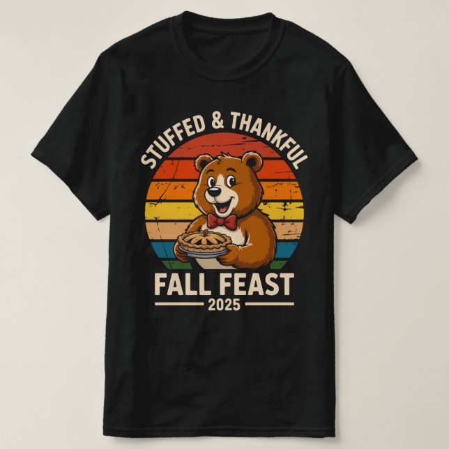 Camiseta Stuffed & Thankful Tee (Frente do Design)