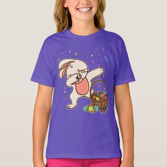 Camiseta Stuffer de toque ligeiro bonito da cesta da caça (Frente)