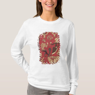 Camiseta Stumpwork que descreve Tristan e Isolde