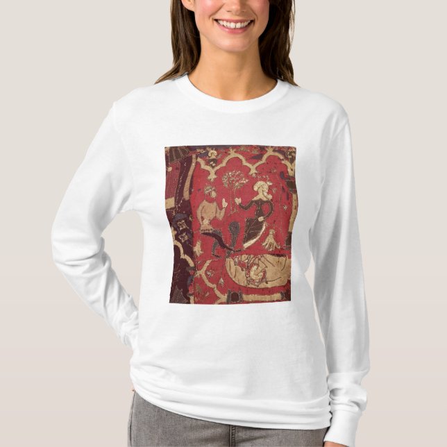 Camiseta Stumpwork que descreve Tristan e Isolde (Frente)