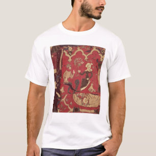 Camiseta Stumpwork que descreve Tristan e Isolde