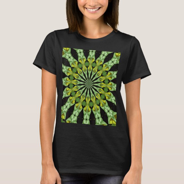 Camiseta Stunning Multicolored Symmetrical Pattern Citrus T (Frente)