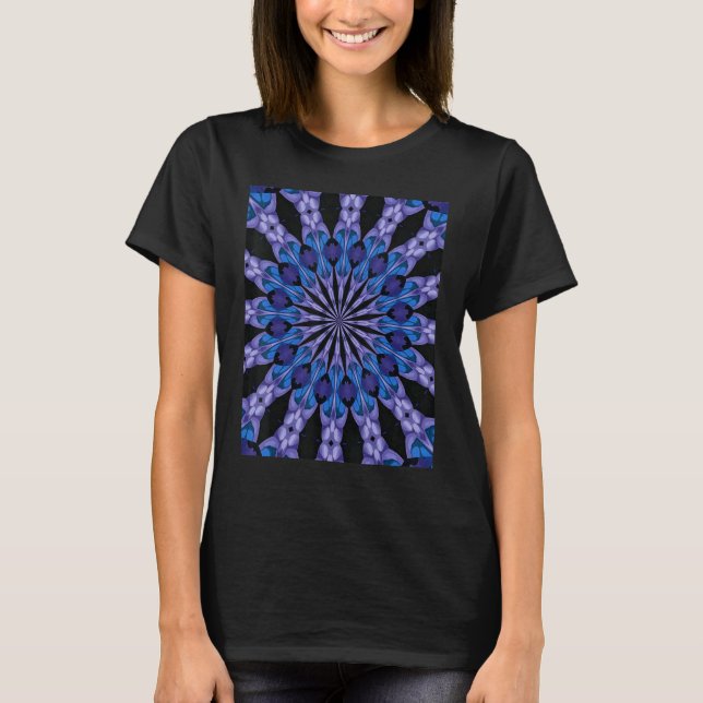 Camiseta Stunning Multicolored Symmetrical Pattern Winter T (Frente)
