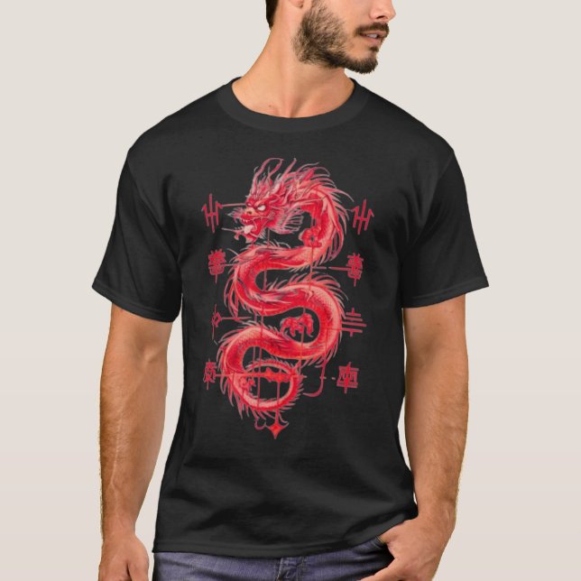 Camiseta Stunning red dragon T-shirt (Frente)