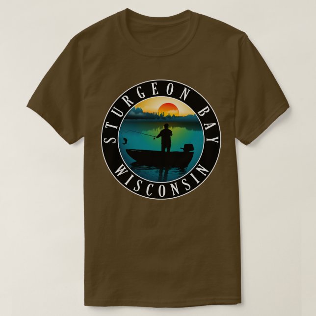 Camiseta Sturgeon Bay Wisconsin (Frente do Design)