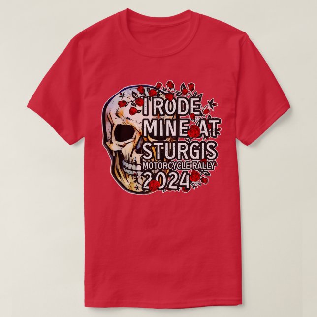 Camiseta Sturgis Motorcycle Rally 2024 (Frente do Design)
