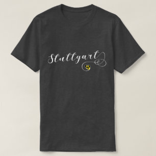 Camiseta Stuttgart Heart, Baden-Württemberg, Alemanha