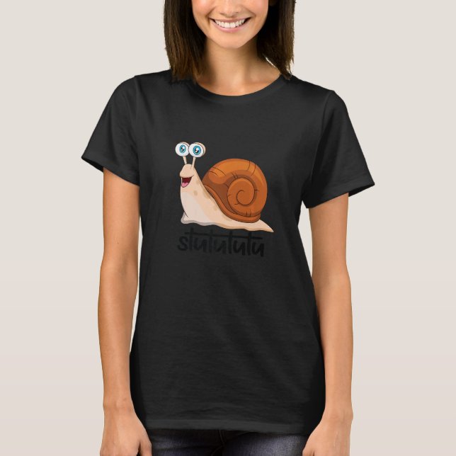 Camiseta Stututu Turbo Snail Ideia Para Homens Jovens (Frente)