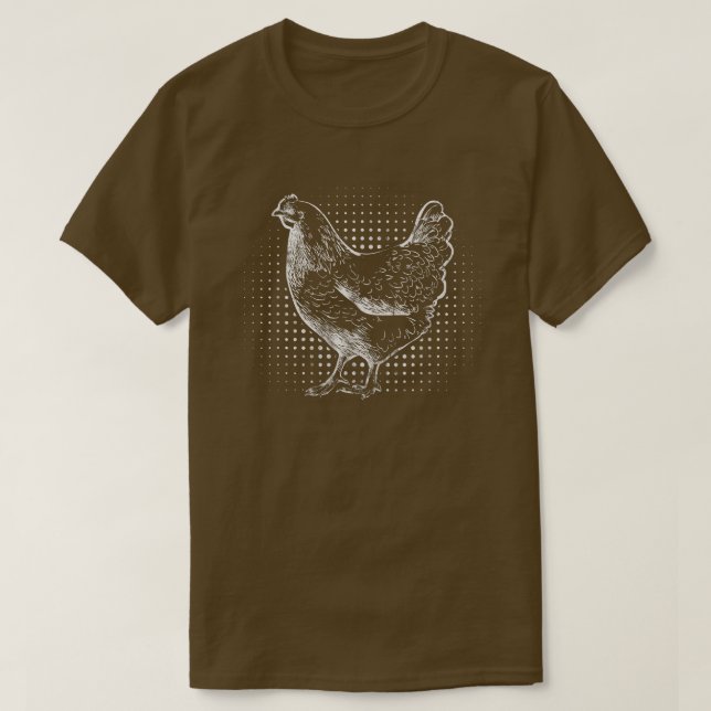 Camiseta Style Chicken Lover Engraçado Farmer Fazenda da Vi (Frente do Design)