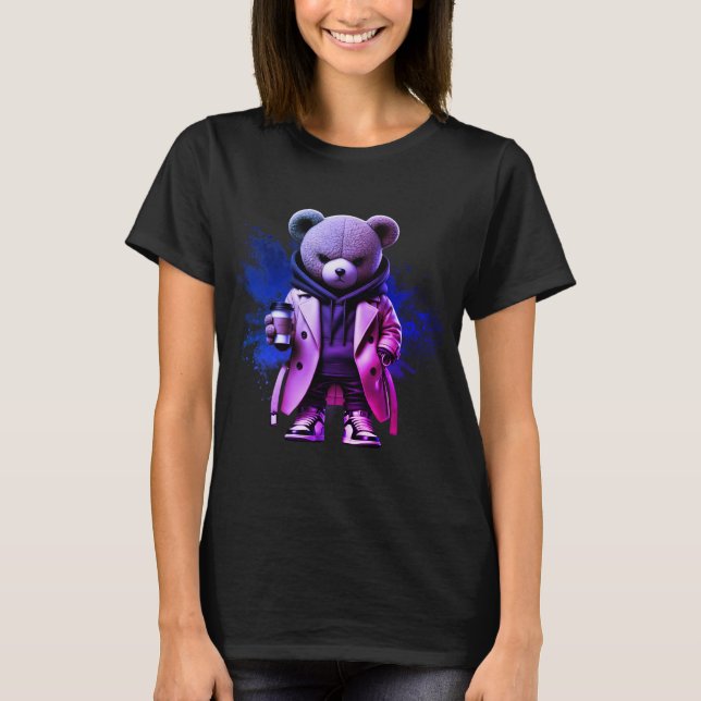 Camiseta Style with Our Bold Urban Boss bear Designs (Frente)