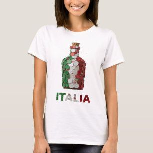 Camiseta Stylish Green ITALIA Design Personalizado