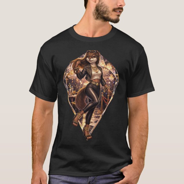 Camiseta Stylish Mink (Frente)