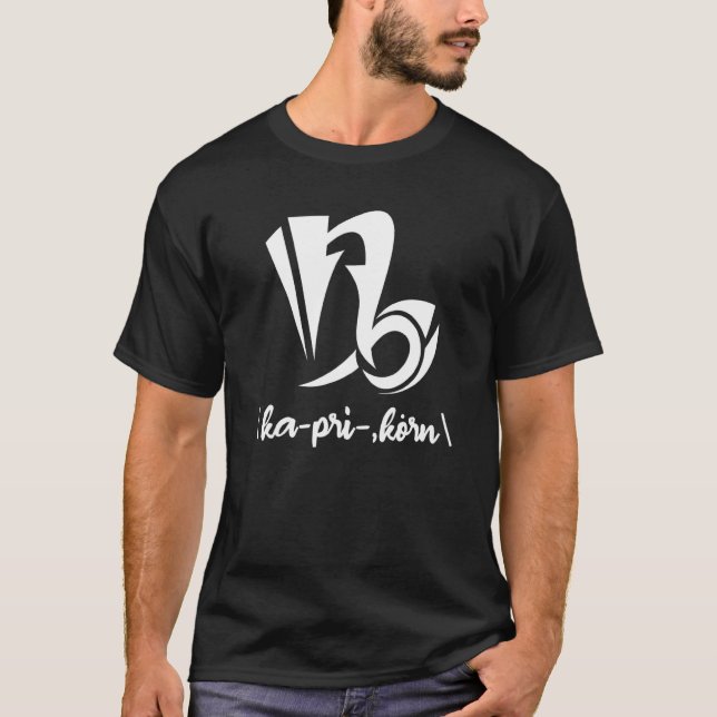 Camiseta Stylish Saying Capricorn Zodiac Astronomy Horoscop (Frente)