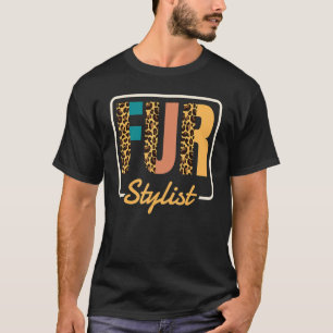 Camiseta Stylist de pele, Cachorro Alinhando Cachorros