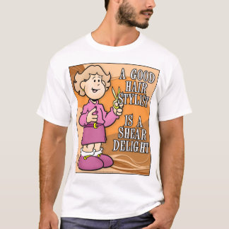 Camiseta Stylist para o cabelo