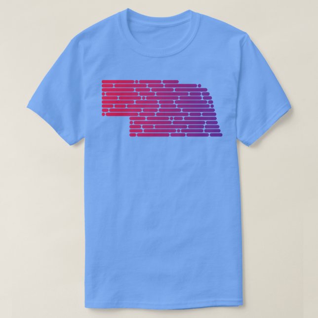 Camiseta Stylized Nebraska Design (Frente do Design)