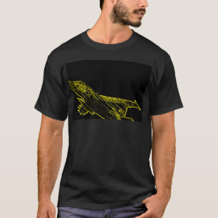 Camiseta SU 25 Esboço do Plano Frogfoot soviético Grach