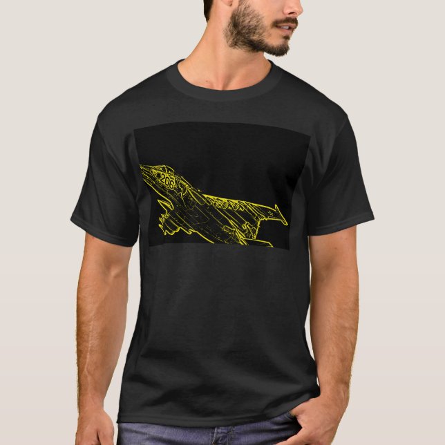 Camiseta SU 25 Esboço do Plano Frogfoot soviético Grach (Frente)
