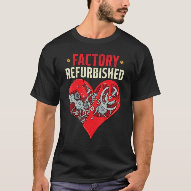 Camiseta Su de recuperação de cirurgia cardíaca aberta reco (Frente)