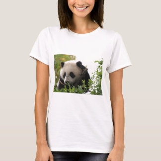 Camiseta SU Lin, filhote de urso da panda gigante no jardim