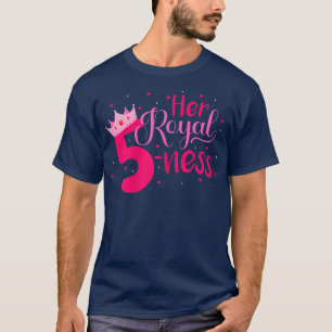 Camiseta Sua 5 de Noivado Real, Garotas Divertem Decorati