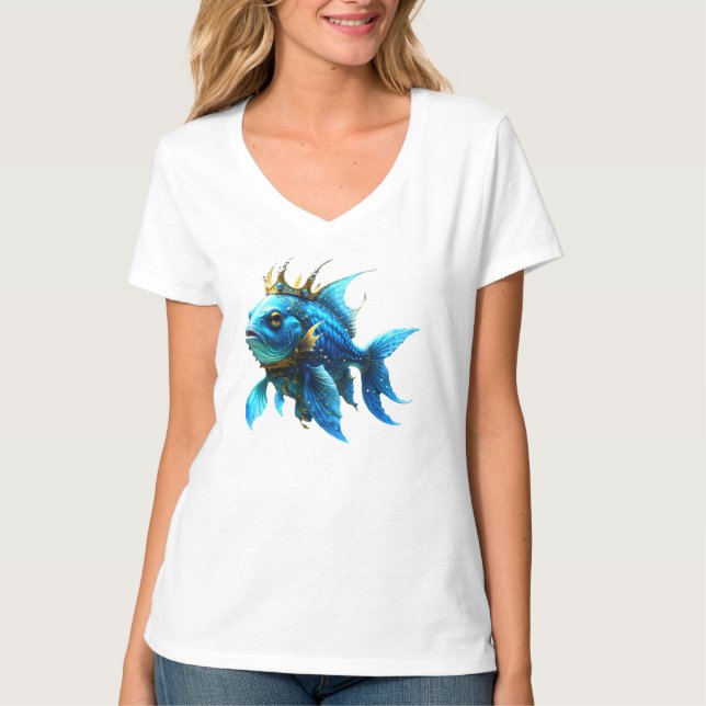 Camiseta Sua Alteza Peixe Real  (Frente)