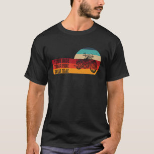 Camiseta Sua Bicicleta De Vintagem De Chopper