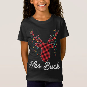 Camiseta Sua Buck Reindeer Red Xadrez, Festa de Natal