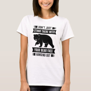 Camiseta Sua Cara Do Urso Saindo