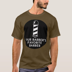 Camiseta Sua Citação Barber Engraçada de Barber Favorita
