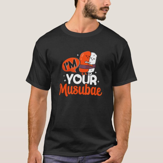 Camiseta Sua Comida japonesa Musubae Onigiri Musubi no Hava (Frente)