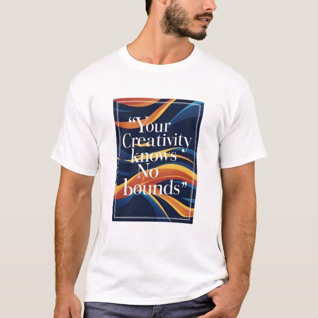 Camiseta Sua Criatividade Não Tem Limites (Frente)