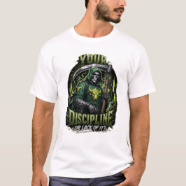 Camiseta Sua Disciplina ou a Falta Dela Ceifador Sombrio