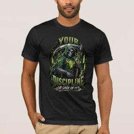 Camiseta Sua Disciplina ou a Falta Dela Ceifador Sombrio