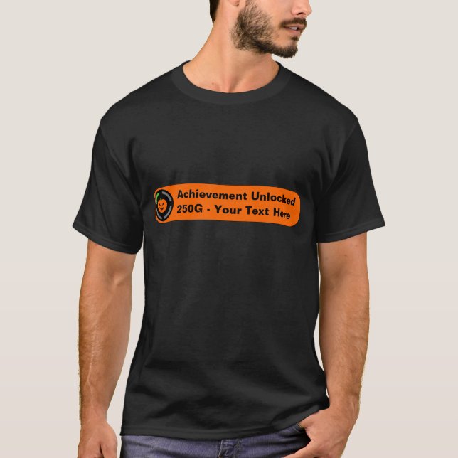 Camiseta Sua do texto realização aqui - destravada (o Dia (Frente)