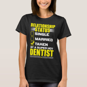 Camiseta Sua e sua Ideia Dentista Relacionamento Status
