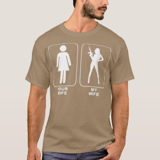 Camiseta Sua Esposa Minha Esposa
