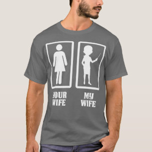 Camiseta Sua Esposa Minha Professora Esposa Orgulhosa Profe