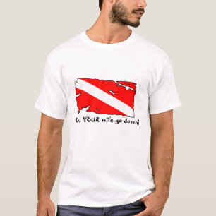 Camiseta SUA esposa vai para baixo?