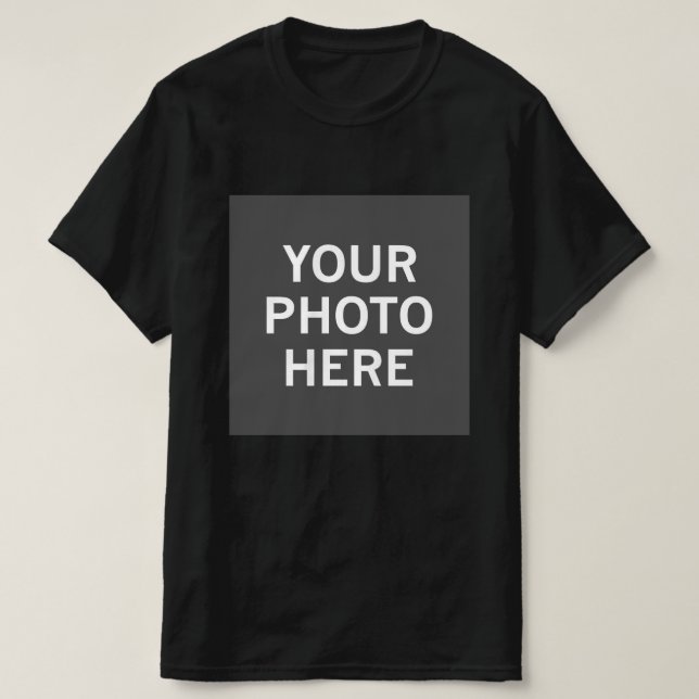 Camiseta Sua Foto Aqui (Frente do Design)