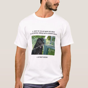 Camiseta Sua foto aqui! Minha mistura de Jack Russell do