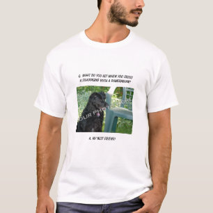 Camiseta Sua foto aqui! Minha mistura do Schipperke do