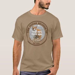 Camiseta Sua Foto de Gato T-Shirt