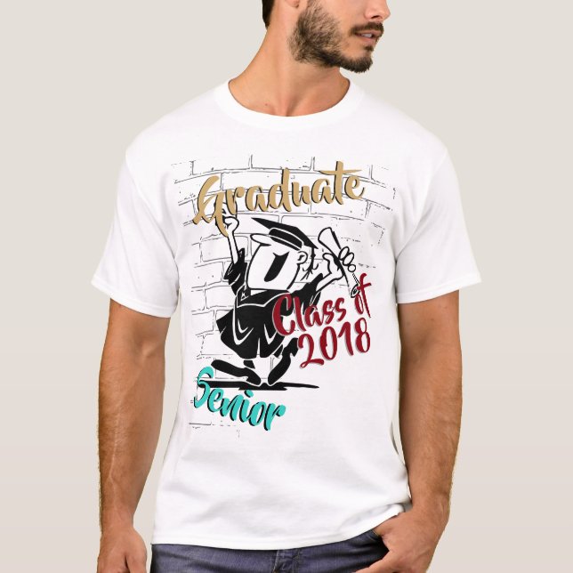 Camiseta Sua Graduação de Mais velho - (Adicionar Ano) (Frente)