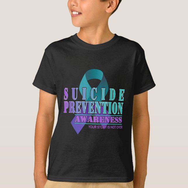 Camiseta Sua História Não Terminou Fique Consciente Prevenç (Frente)
