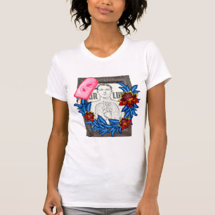 Camiseta Sua Ilustração Médica Pulmonar, Berry Popsicle